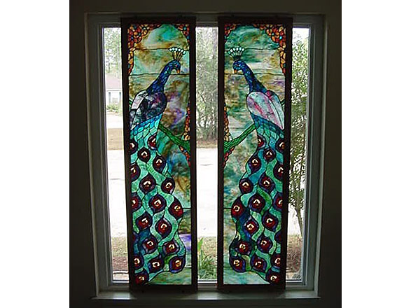 P Glass  Window glass  window painting